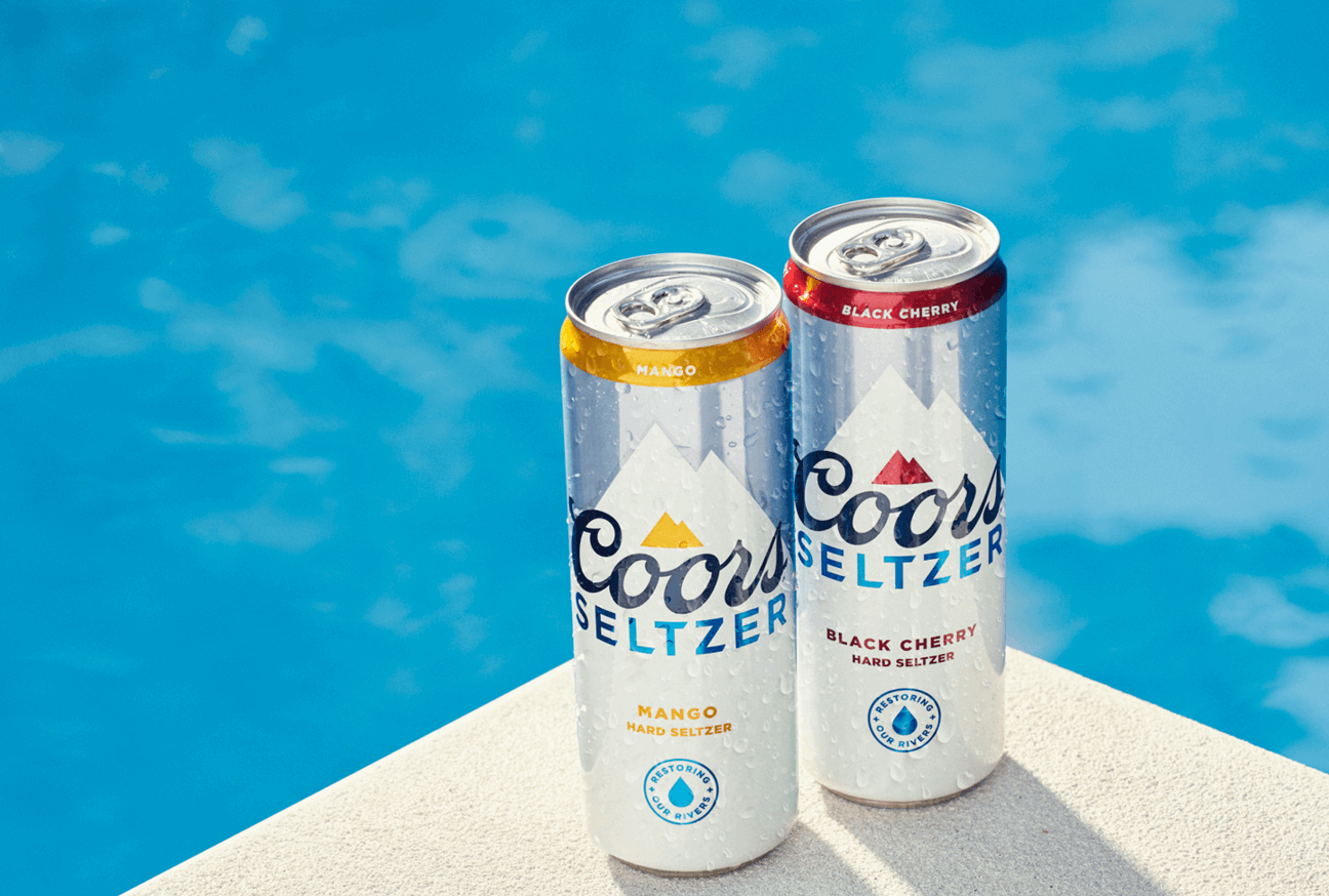 Coors Seltzer cans
