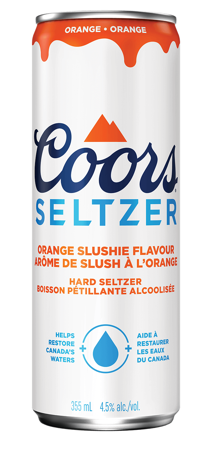 coors seltzer orange slushie flavour